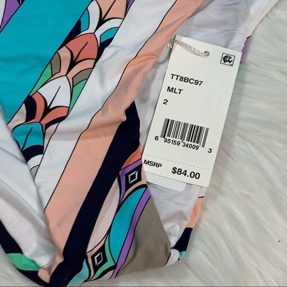 NWT Trina Turk California Wave Electric Wave - Picture 5 of 10